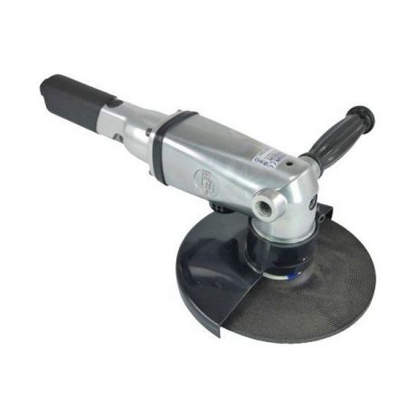 GP-831LAN 7" Heavy Duty Air Angle Grinder (Safety Lever,7000rpm) - Long Spindle